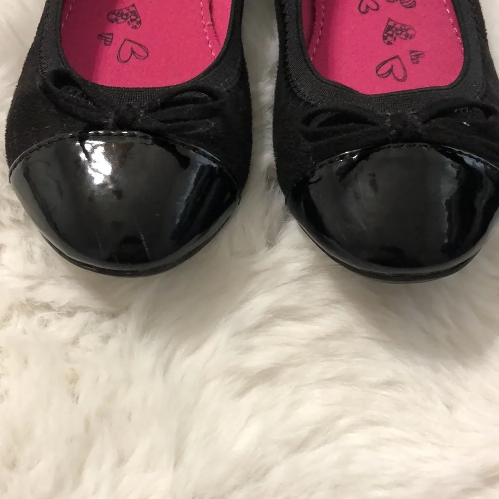 Black Olive & Edie Dress Shoes Bow Flats